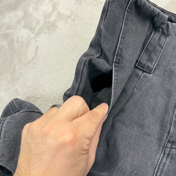 PISTOLA Jeans Women's 27 Windsor in Blackbird Wash High Waisted Pleated Denim - Picture 16 of 16